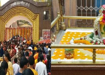 सावन की पहली सोमवारी पर रांची पहाड़ी मंदिर में भक्तों की भारी भीड़ उमड़ी।