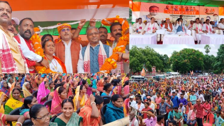 नरेंद्र मोदी को तीसरी बार प्रधानमंत्री बनाएँ, राजमहल लोकसभा सीट जीताएँ – बाबूलाल मरांडी!