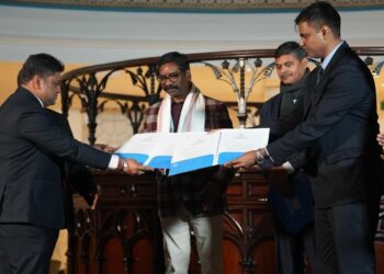 झारखण्ड सरकार और नवीन जिंदल समूह के बीच  विकास पर सहयोग को लेकर बैठक !
