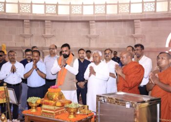 बिहार मुख्यमंत्री ने बुद्ध सम्यक दर्शन संग्रहालय एवं स्मृति स्तूप परिसर भ्रमण किया !