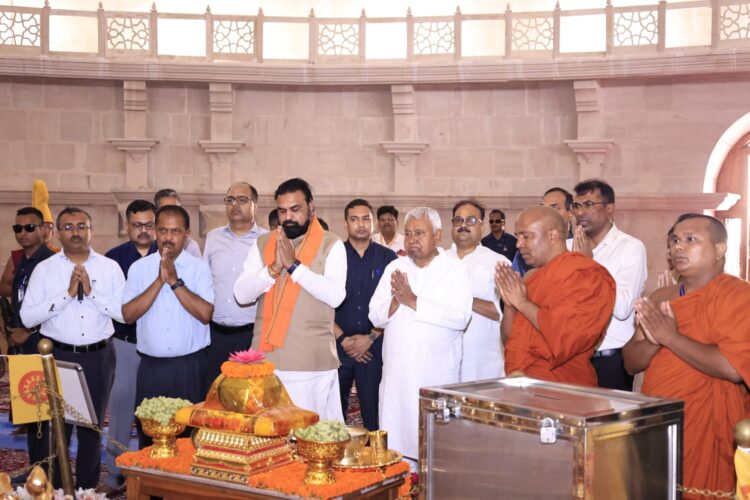 बिहार मुख्यमंत्री ने बुद्ध सम्यक दर्शन संग्रहालय एवं स्मृति स्तूप परिसर भ्रमण किया !