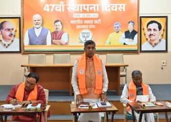 मोदी सरकार के साथ झारखंड में डबल इंजन सरकार केलिए ले संकल्प -आदित्य साहू !