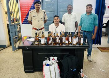 आरपीएफ पोस्ट हटिया द्वारा अवैध शराब कि बरामदगी !
