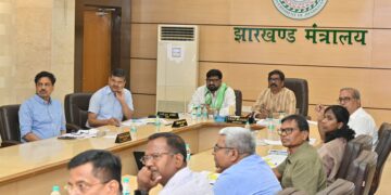 झारखंड के मुख्यमंत्री हेमन्त सोरेन की अध्यक्षता में जल संसाधन विभाग की उच्च स्तरीय समीक्षात्मक बैठक सम्पन्न !